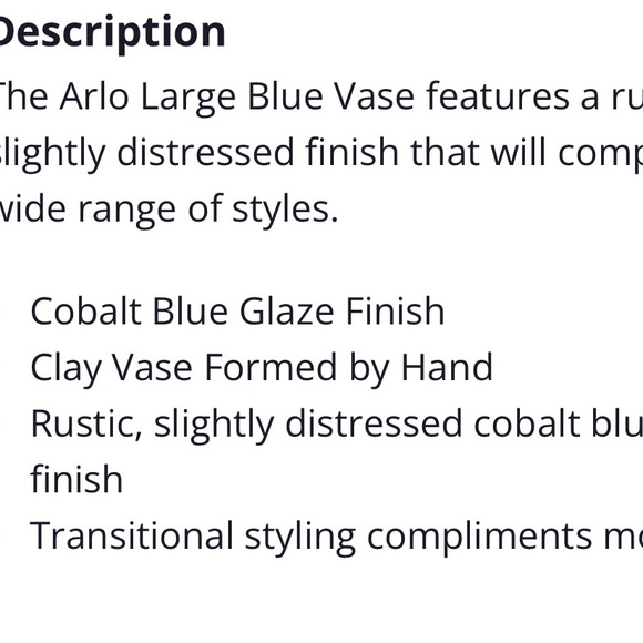 Extra large ceramic decorative vase - Picture 6 of 6